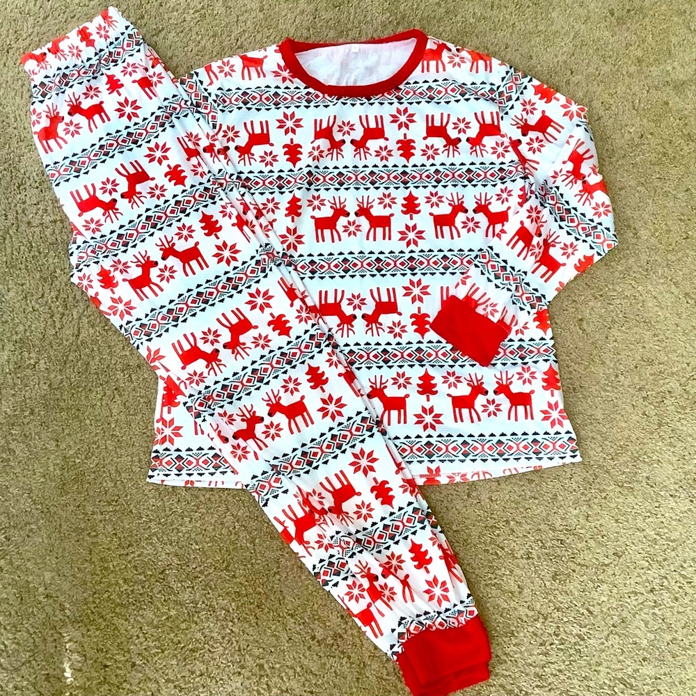Sale   Christmas pajamas Men’s Large 2 pc set  New